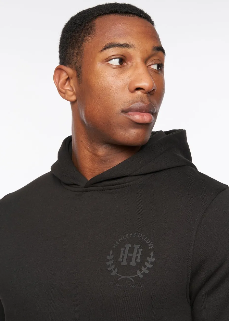 Henleys Black Alston Hoodie