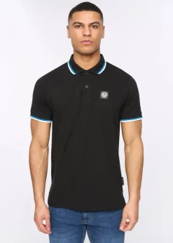 Henleys Black Henalpha Polo