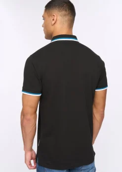 Henleys Black Henalpha Polo