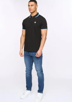 Henleys Black Henalpha Polo