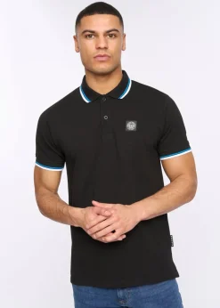 Henleys Black Henalpha Polo