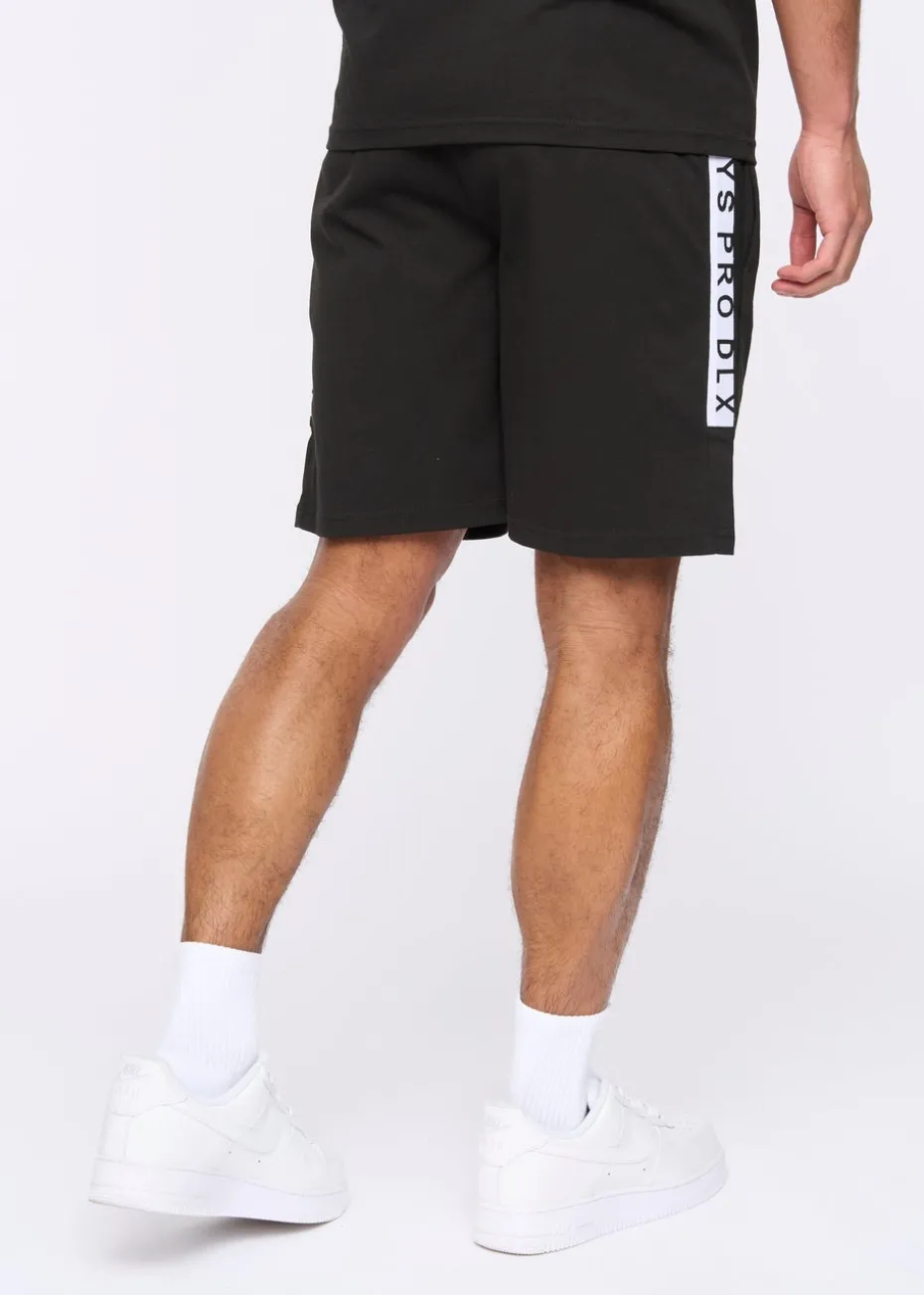 Henleys Black Henjaque Tee & Short Twinset