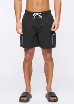 Henleys Black Henulty Swim Shorts