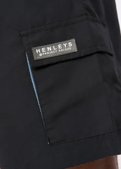 Henleys Black Henulty Swim Shorts