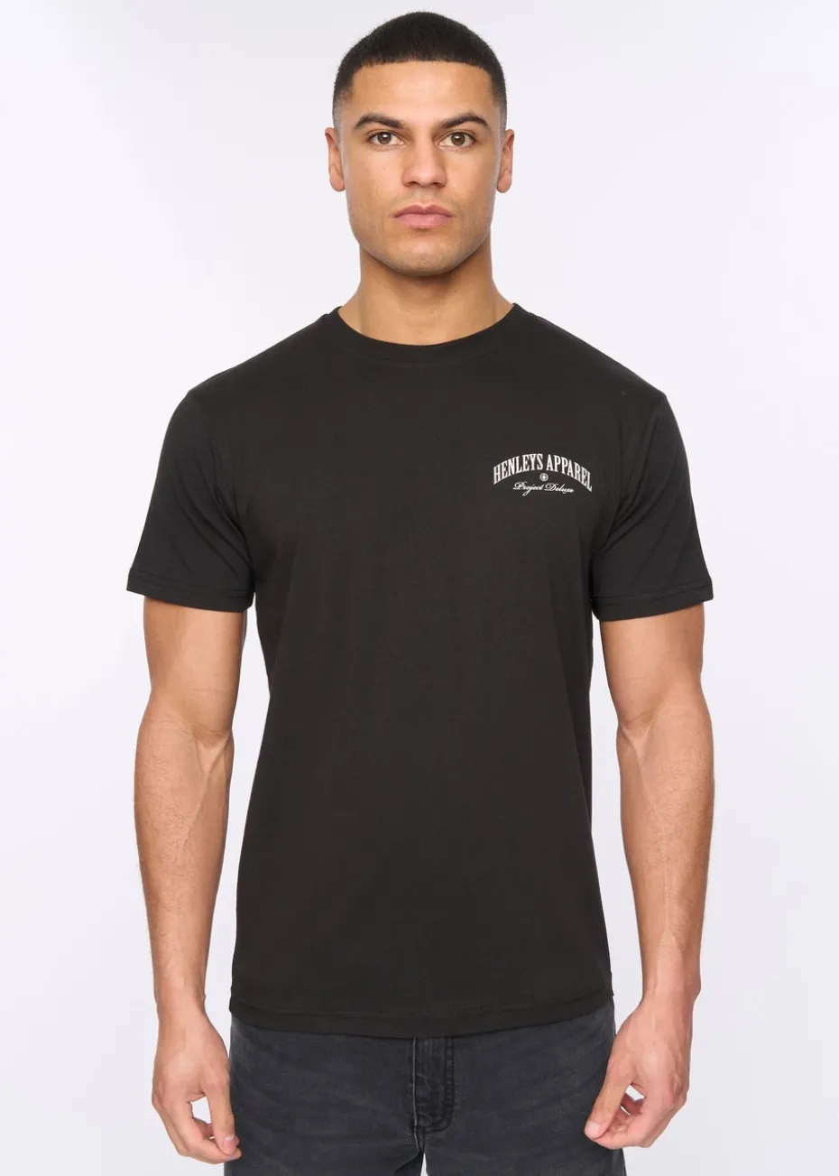 Henleys Black Henwing T-Shirt