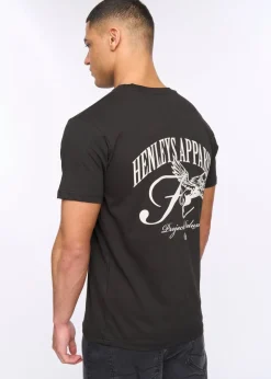 Henleys Black Henwing T-Shirt