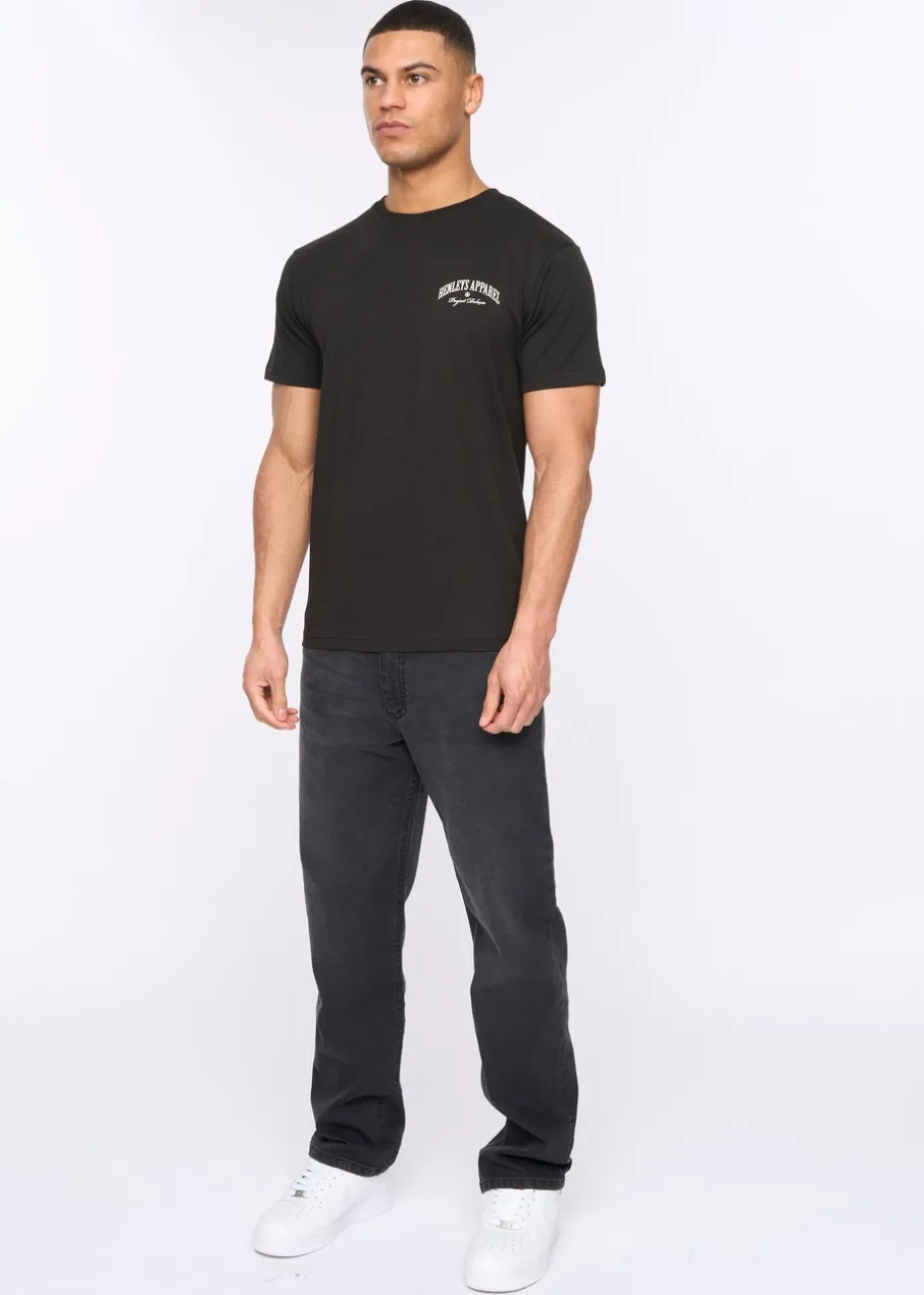 Henleys Black Henwing T-Shirt