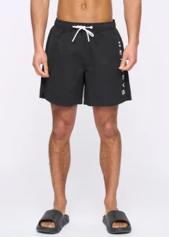 Henleys  Black Henybold Swim Shorts
