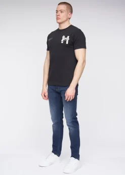 Henleys Black  Kilhen T-Shirt