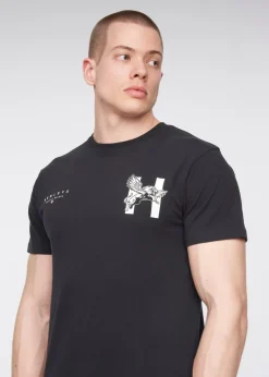Henleys Black  Kilhen T-Shirt