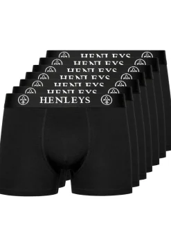 Henleys Black 7-Pack McBlacken Boxers