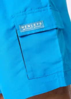 Henleys Blue Henulty Swim Shorts
