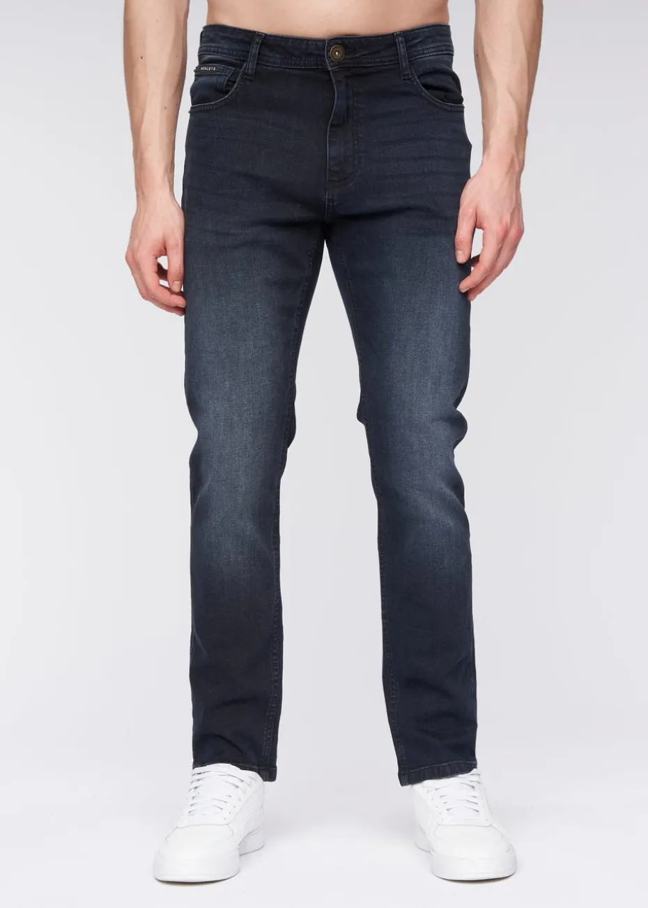 Henleys Blue/Black Craze Comfort Fit Jeans