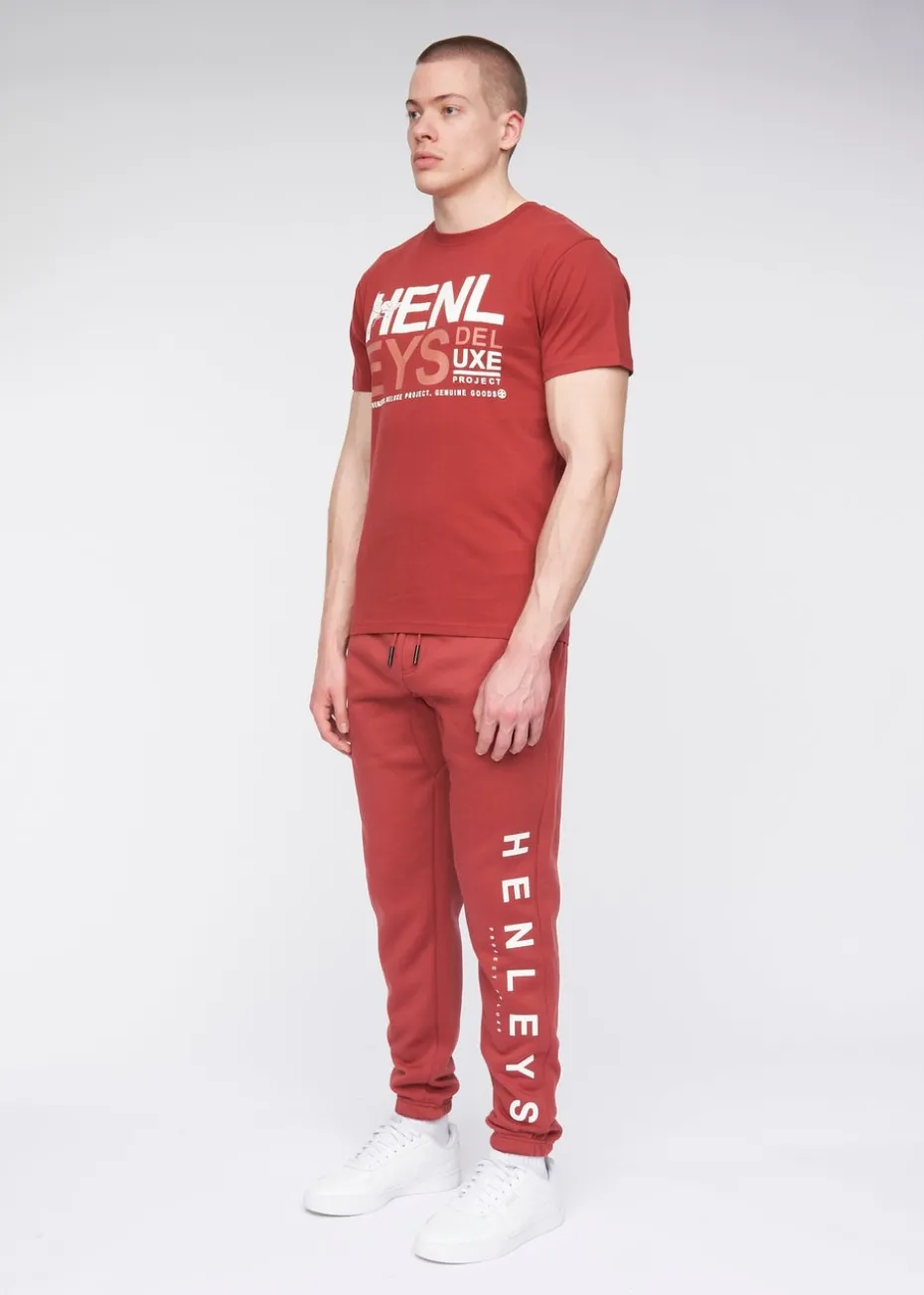 Henleys Deep Red Classhen Joggers