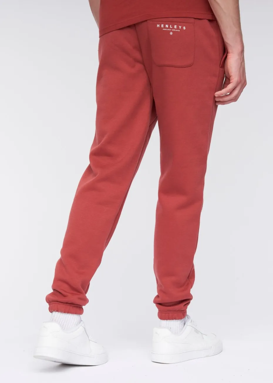 Henleys Deep Red Classhen Joggers