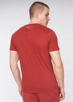 Henleys Deep Red Curveball T-Shirt
