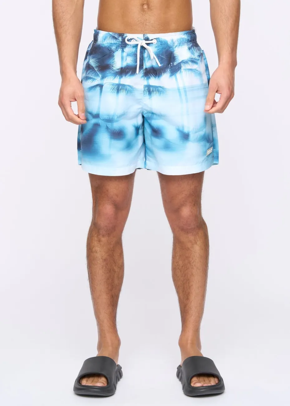 Henleys Denim Blue Hennicane Swim Shorts
