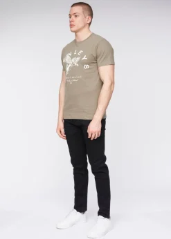 Henleys Dusty Olive Colhen T-Shirt