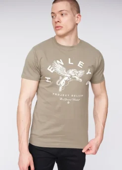 Henleys Dusty Olive Colhen T-Shirt