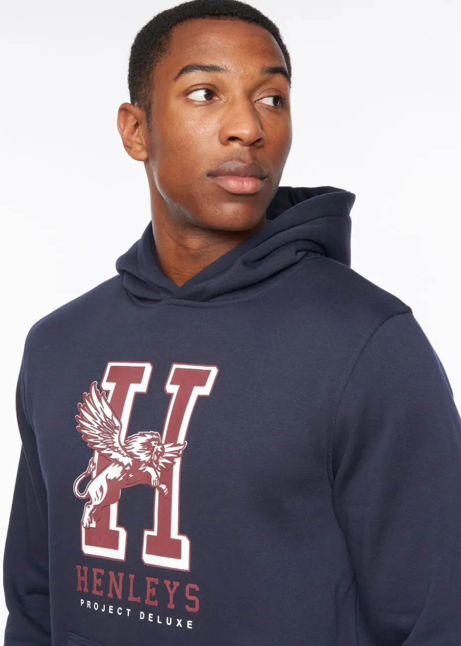 Henleys Navy Belton Hoodie