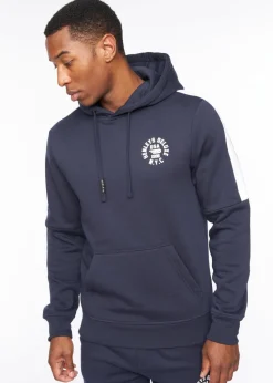 Henleys Navy  Calyer Hoodie