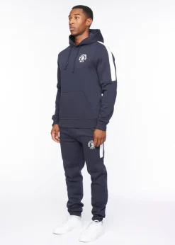 Henleys Navy  Calyer Hoodie