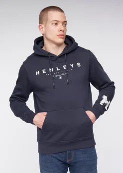 Henleys Navy Hentyme Hoodie