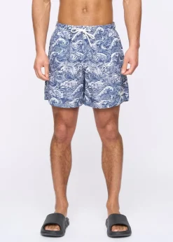 Henleys Navy Henwave Swim Shorts