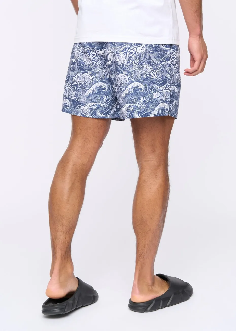 Henleys Navy Henwave Swim Shorts