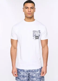 Henleys Optic White Henwave T-Shirt