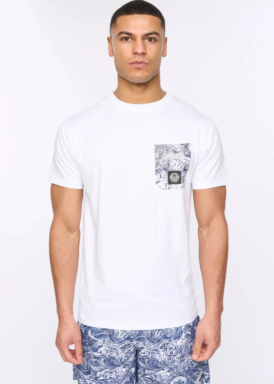 Henleys Optic White Henwave T-Shirt