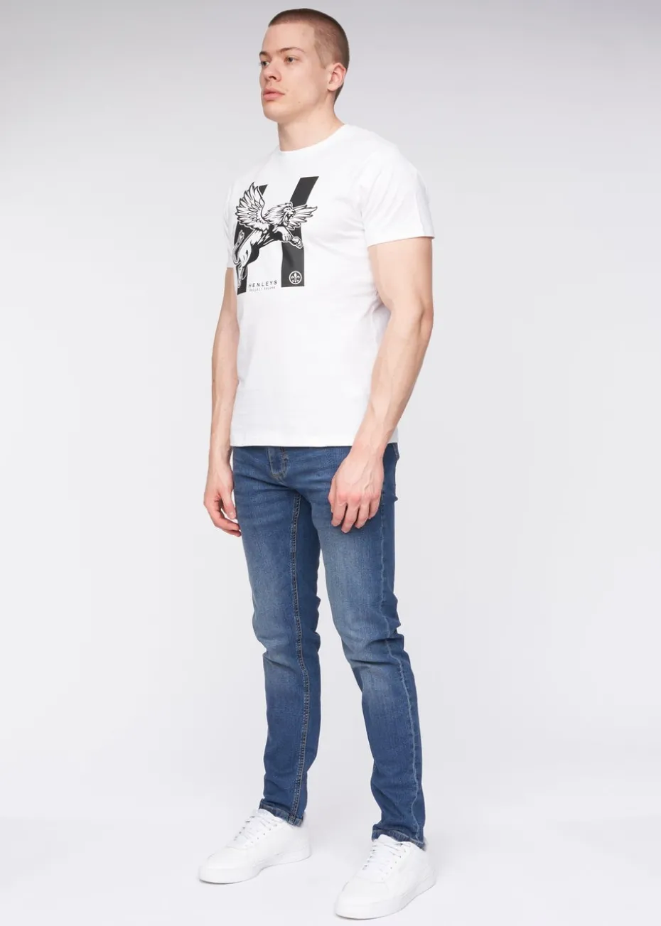 Henleys Stone Wash Mayhen Slim Fit Jeans