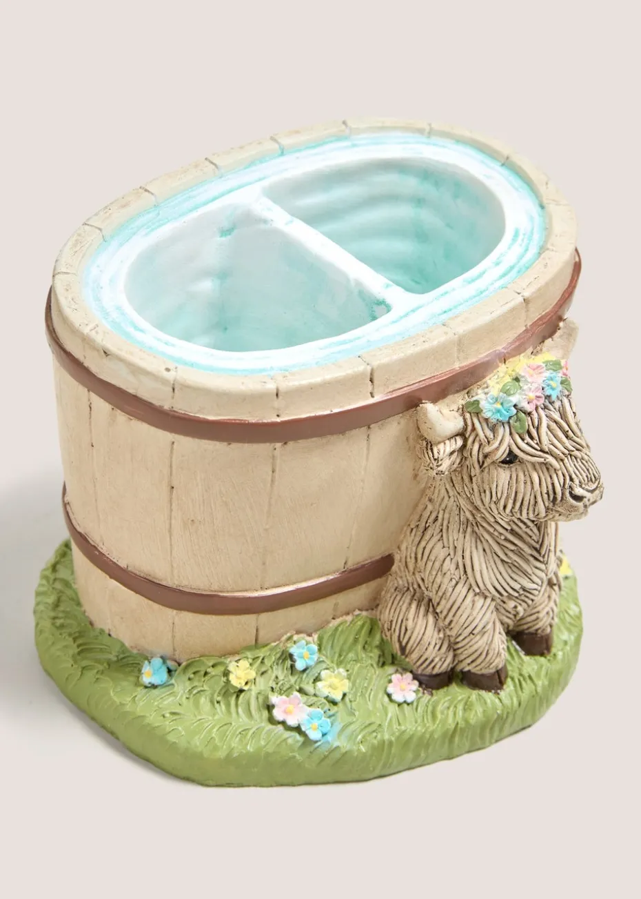 Highland Cow Sink Tidy