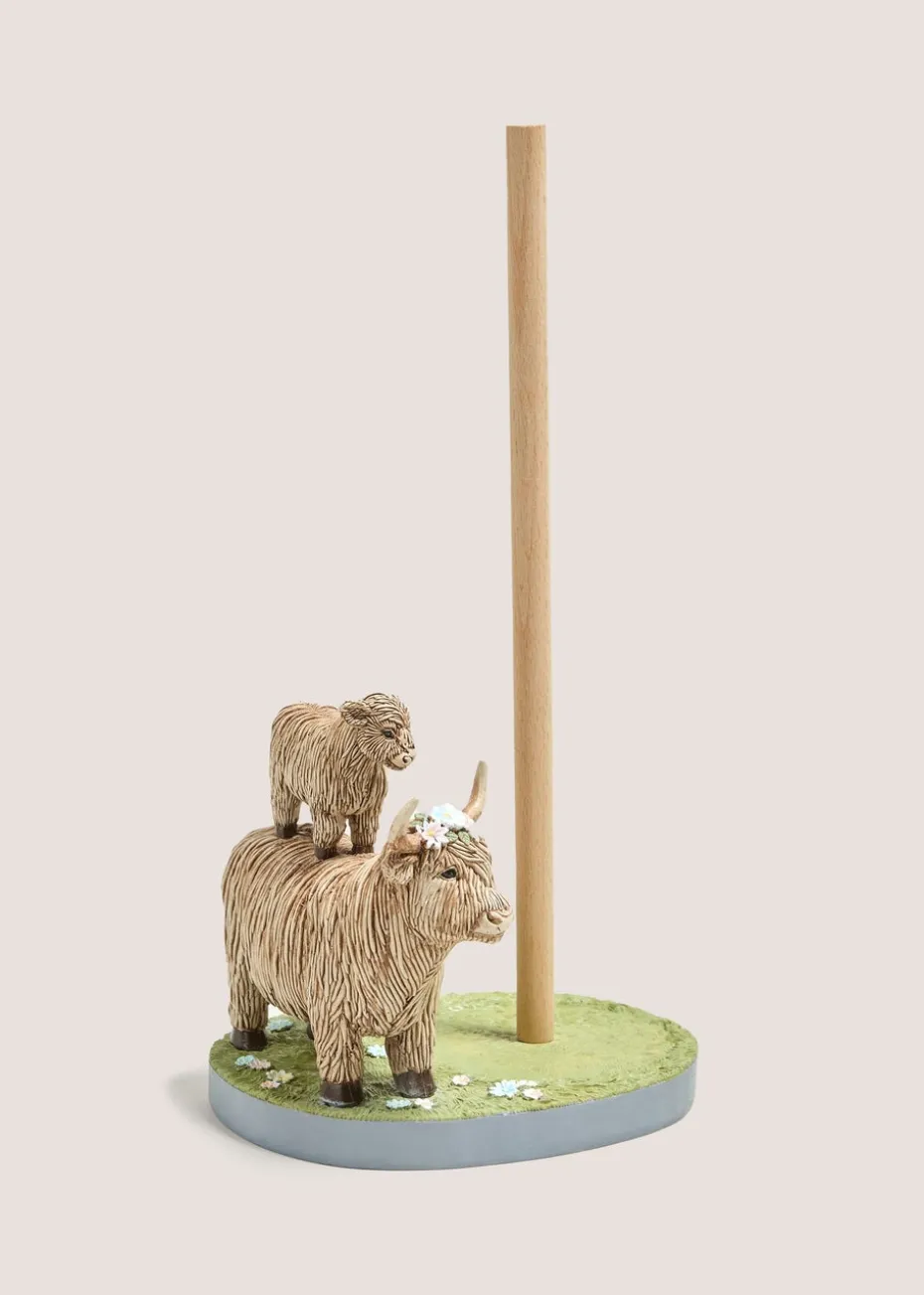 Highland Cow Toilet Roll Holder