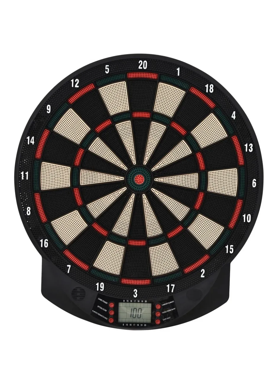 HOMCOM Electronic Dartboard 26 Games185 Variations with 6 Darts Ready-to-Play
