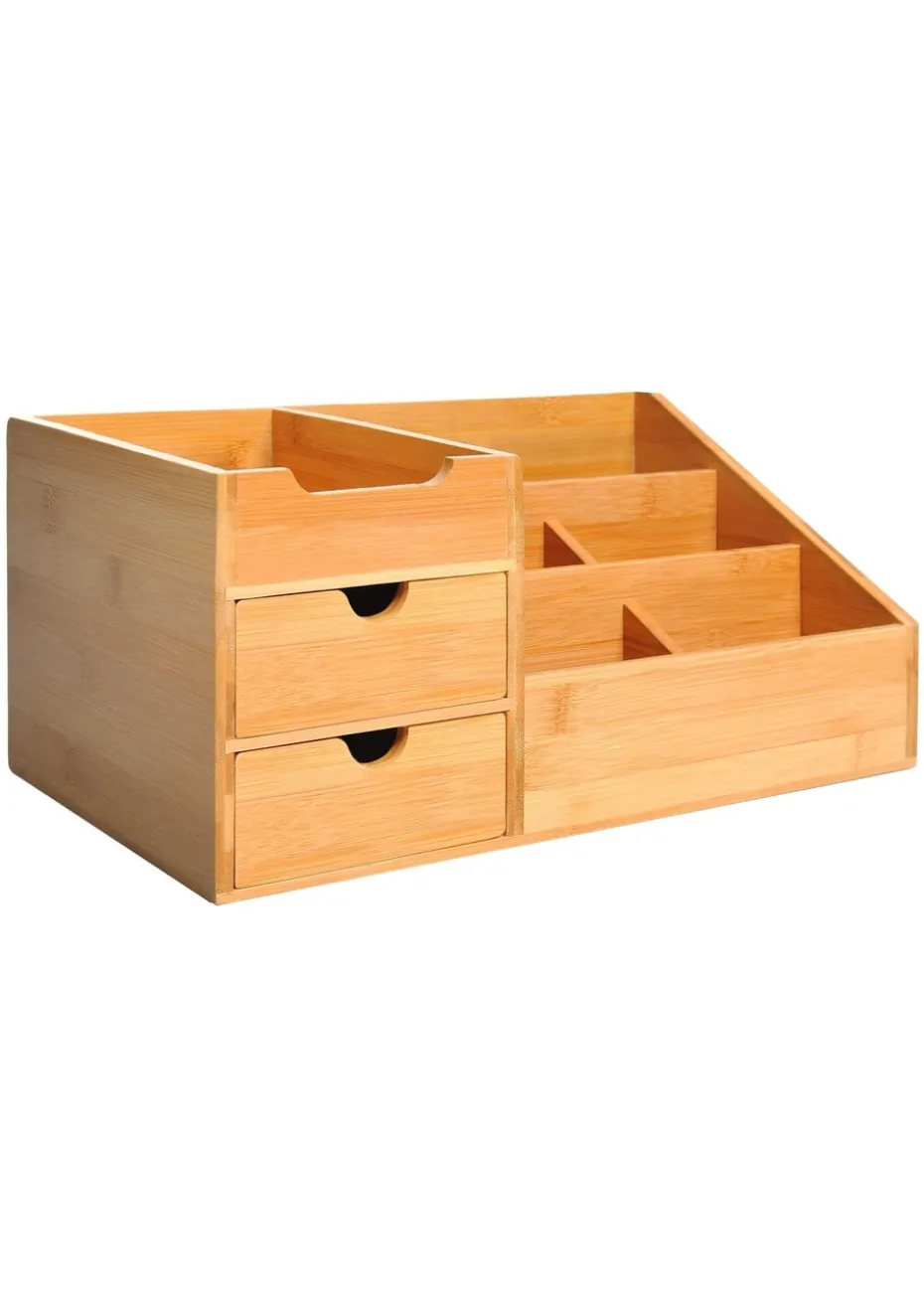 HOMCOM Natural Organiser Holder Storage (33cm x 205cm x 155cm)