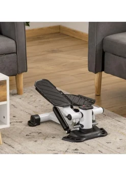 HOMCOM Portable Mini Stepper Step Machine for Home Gym Office Exercise Workout