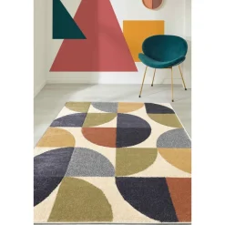 Homemaker Abstract Multicolour Rug