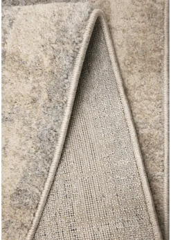 Homemaker Freya Border Effect Grey/Blue Rug