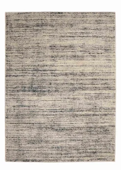 Homemaker Freya Texture Border Silver Rug