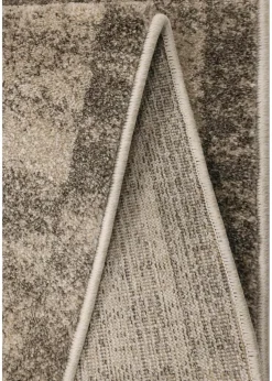 Homemaker Freya Texture Border Taupe Rug