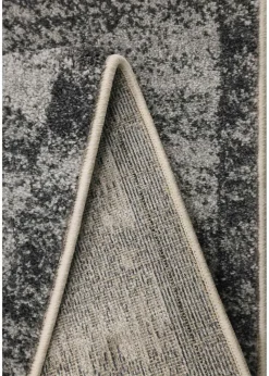 Homemaker Freya Texture Border Charcoal Rug