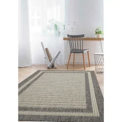 Homemaker Gel Backed Border Steel Rug