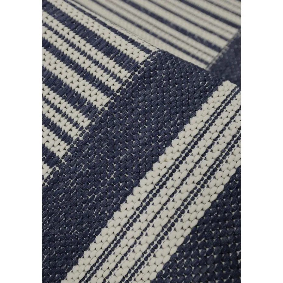 Homemaker Gel Backed Navy Border Rug