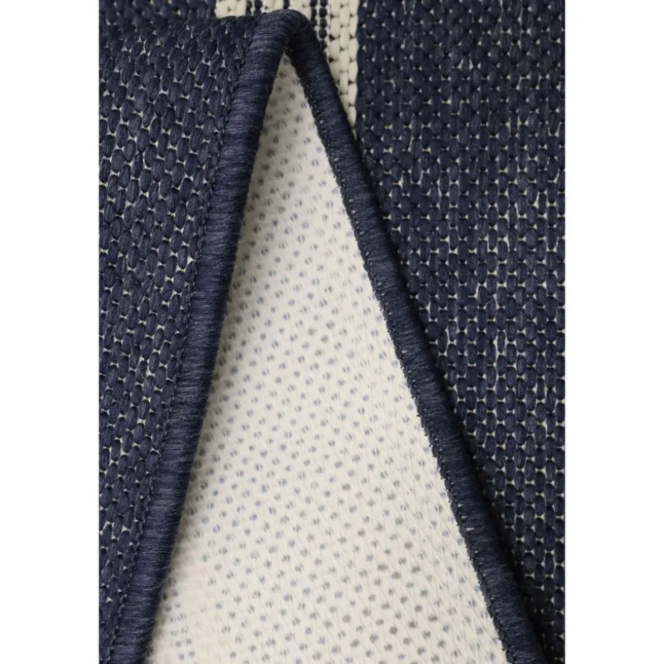 Homemaker Gel Backed Navy Border Rug