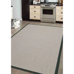 Homemaker Green Border Rug