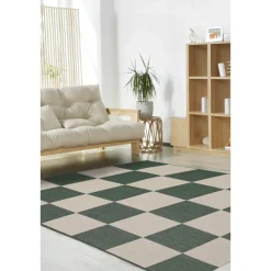 Homemaker Green Chequer Rug