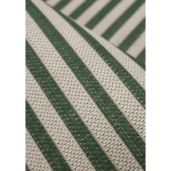 Homemaker Green Multistripe Design Rug