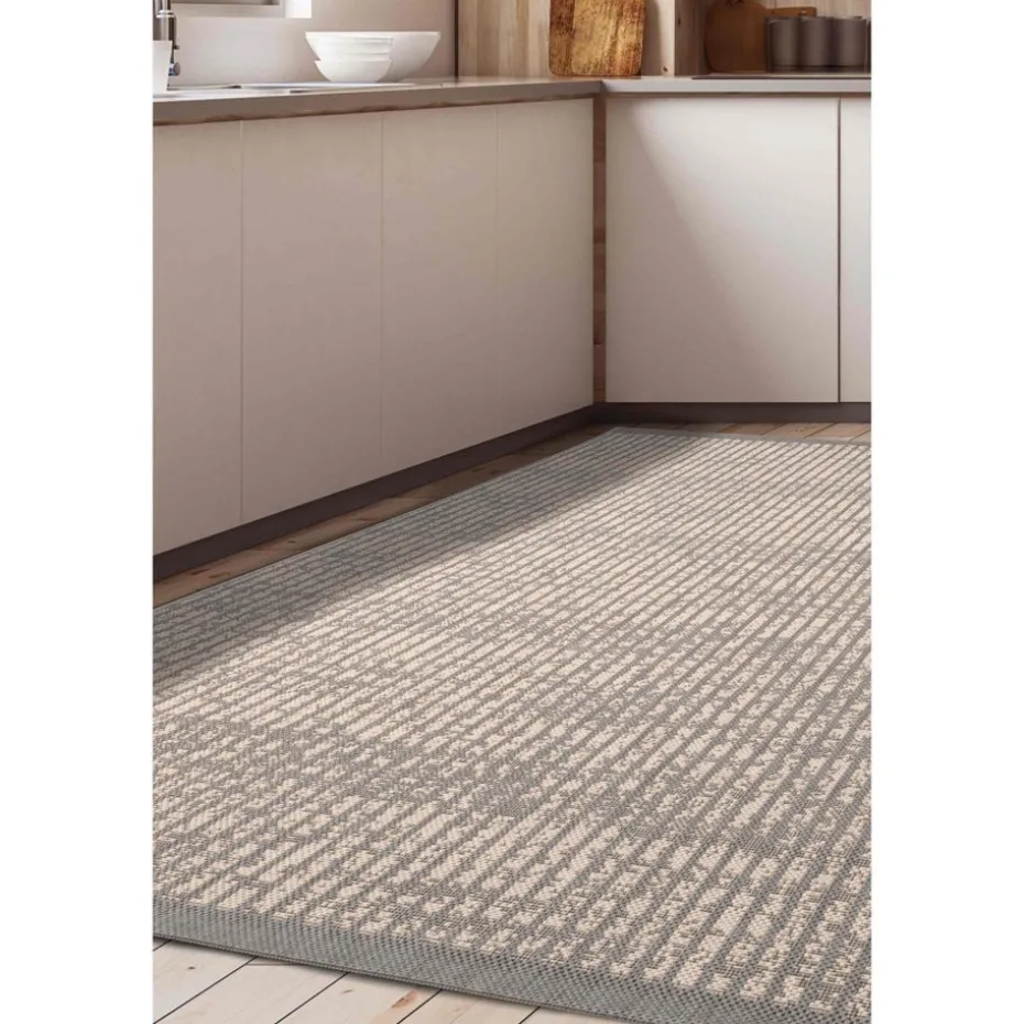 Homemaker Grey Hatch Design Rug