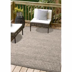 Homemaker Grey Hatch Design Rug